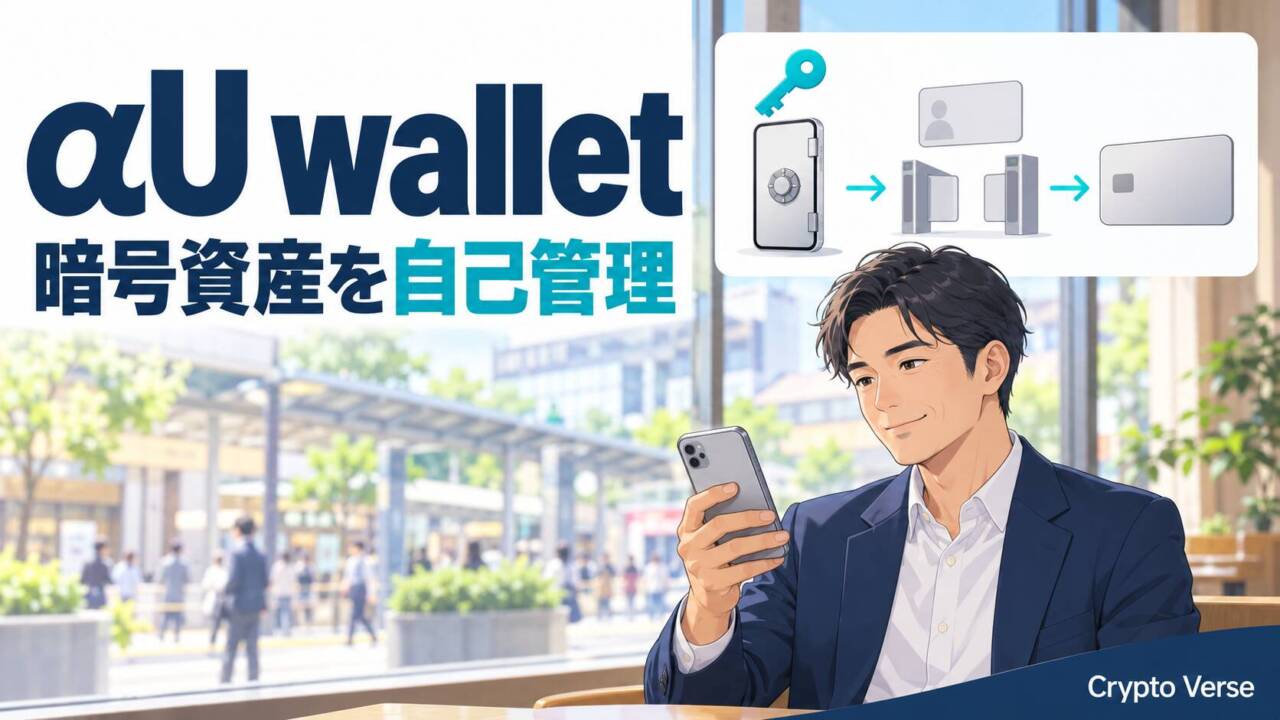 αU wallet提供開始、au PAYで暗号資産を自己管理