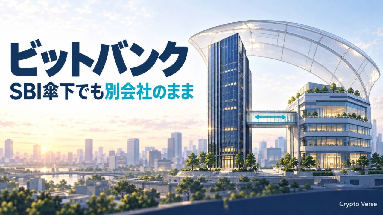 ビットバンクはSBI傘下でも別会社のまま、完全子会社化が完了し取締役を相互派遣へ
